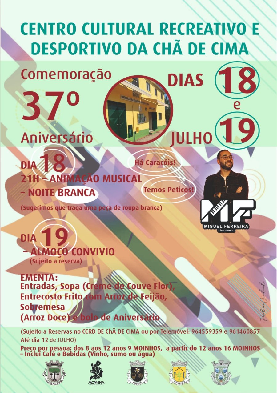 37º ANIVERSÁRIO CCRD CHÃ DE CIMA